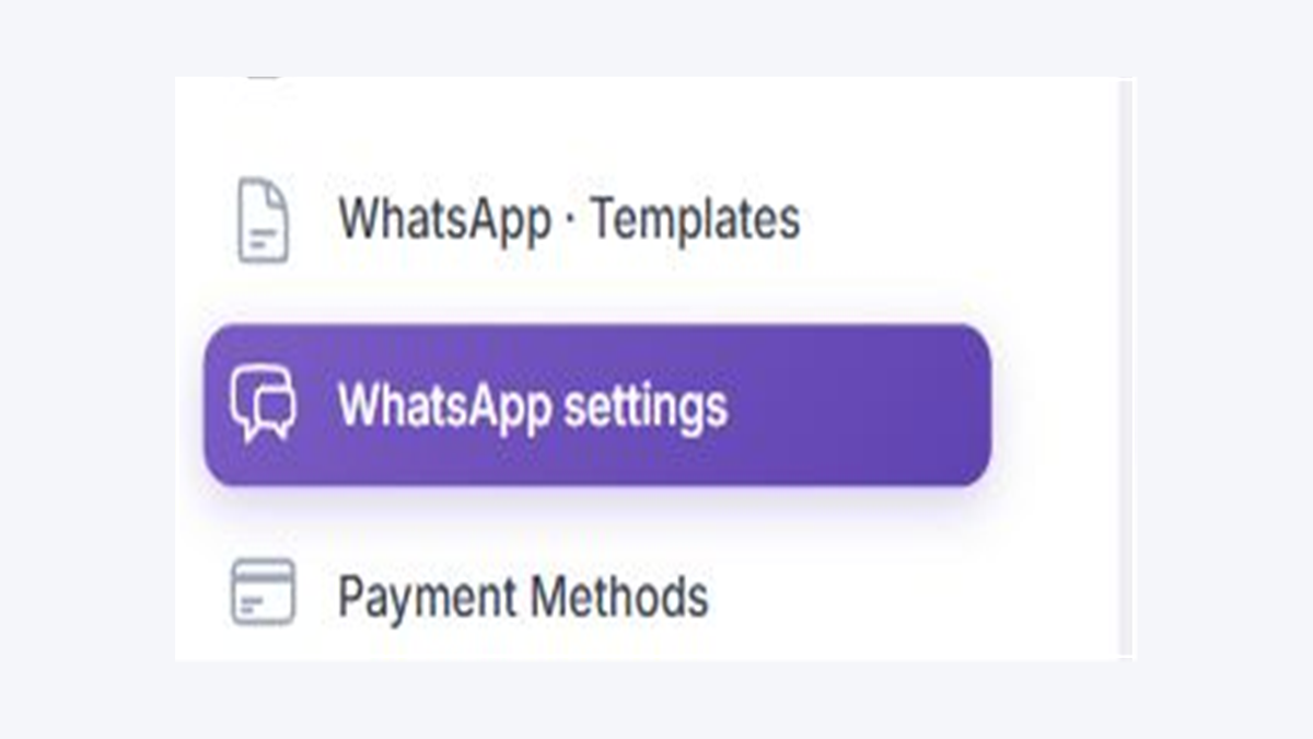 Abrir la configuración de WhatsApp