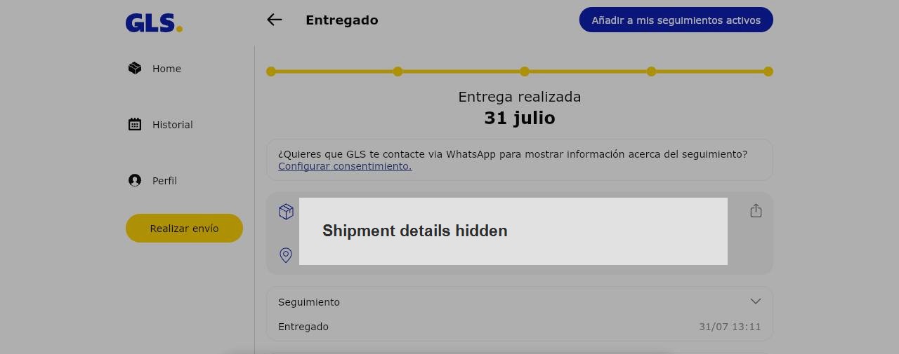 Consulta el seguimiento oficial