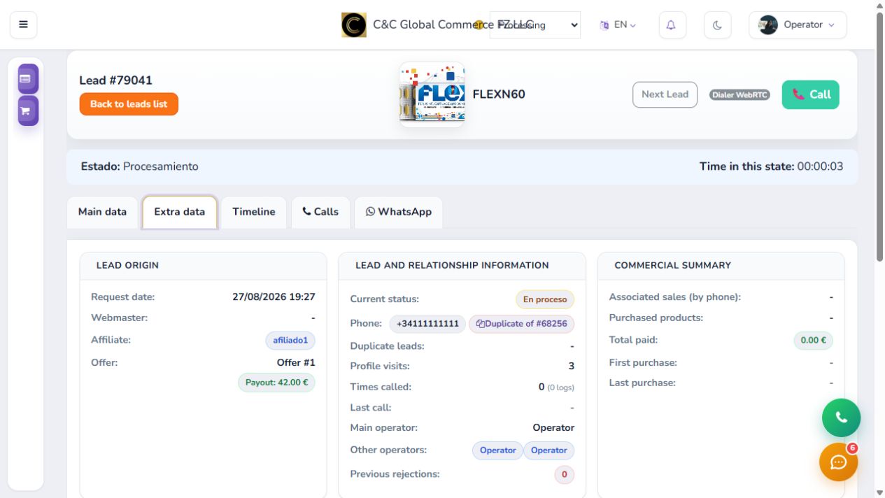 Consulta los datos adicionales
